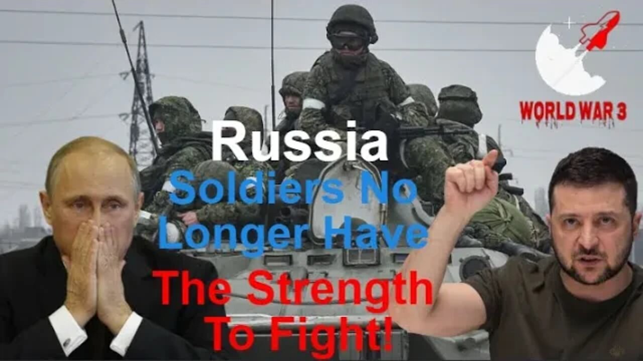 40 Minute ago! Russian Soldiers No Longer Have The Strength To Fight! - World war 3