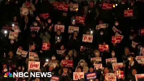 Protesters erupt in South Korea to impeach president over martial law attempt