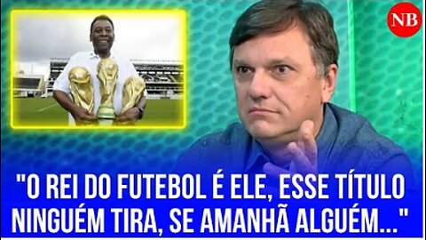 React a Mauro césar se emocionando ao falar de Pelé - Só ele é REI