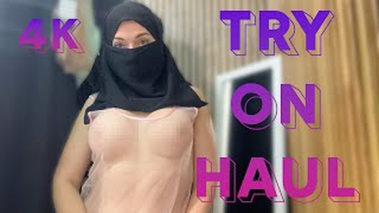 [4K] Transparent Outfits | Try on Haul with Sara