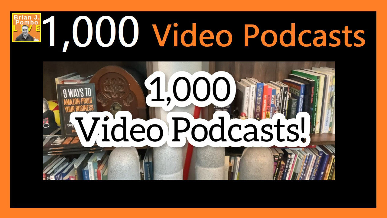 1,000 Video Podcasts 🎥🎙️