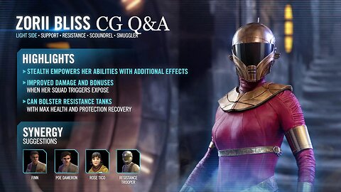 Zorii Bliss Community Q&A with CG
