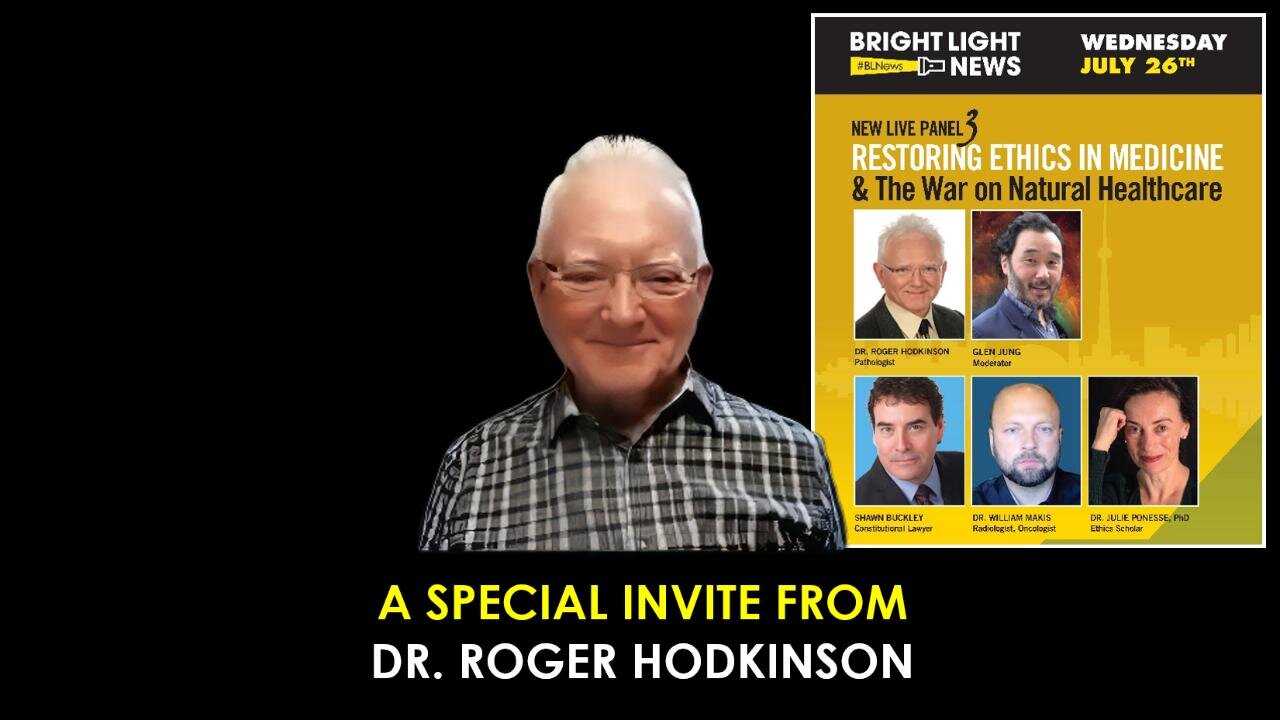 A Special Invite from Dr. Roger Hodkinson