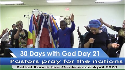 Pastors intercede for the nations and the church