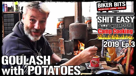 Goulash with Potatoes - Ep.3 Motorcycle Camp Cooking