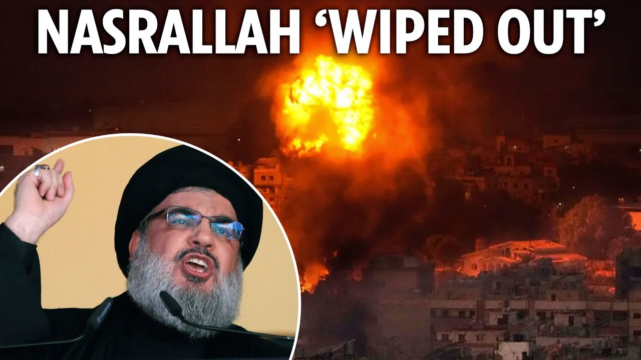 Hezbollah boss Hassan Nasrallah KILLED in massive missile blitz on Beirut terror HQ, Israel says