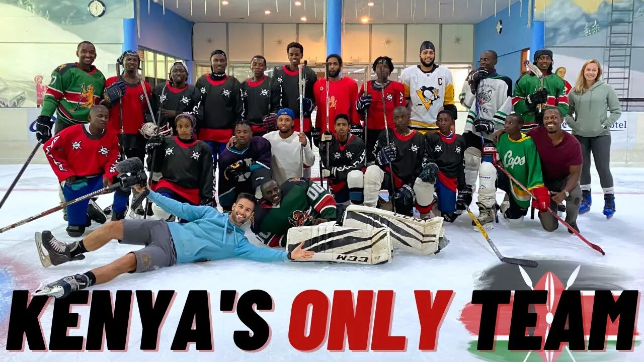 Kenyans 🇰🇪 Teaching Canadians 🇨🇦 How To Play Ice Hockey