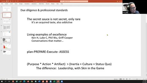 Due Diligence and Secret Sauce With Ken Long December 13th, 2021