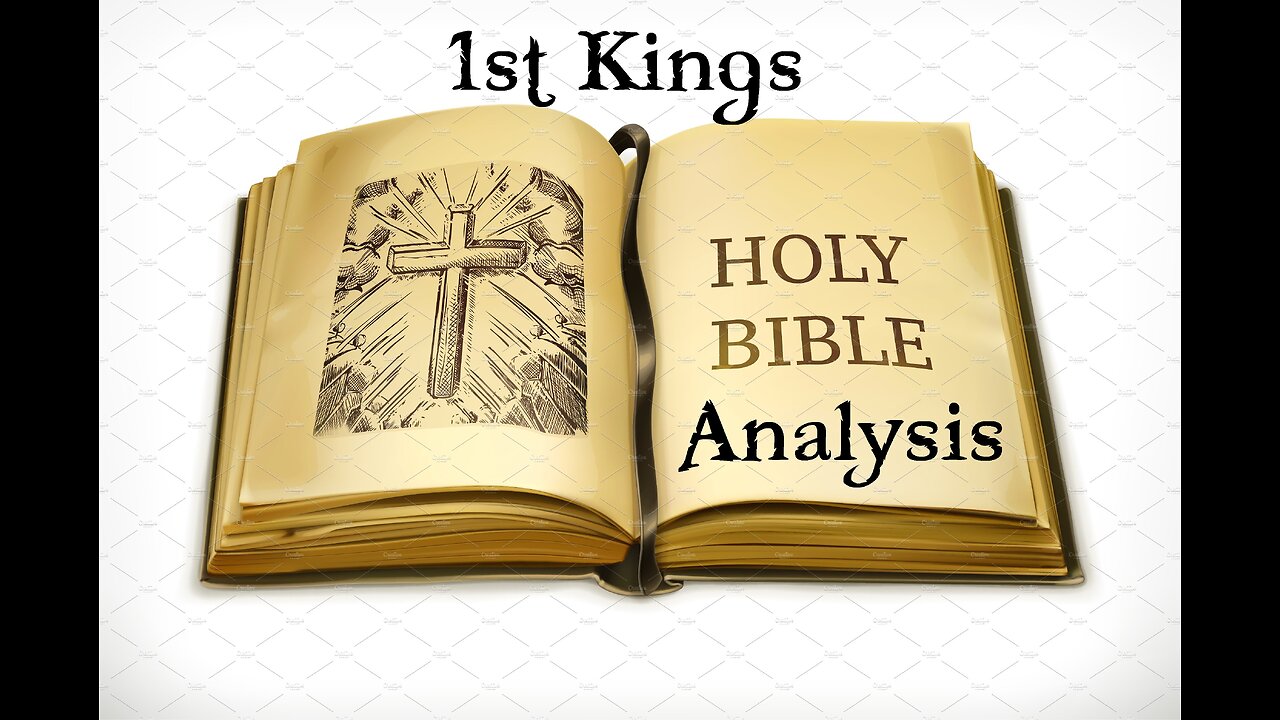 Old Testament Survey Analysis: 1st Kings