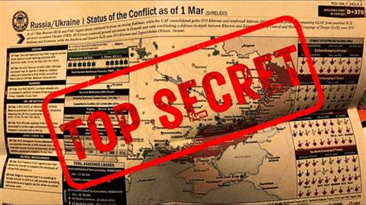 Fuite de documents top secrets américains concernant l’Ukraine: panique du Pentagone et des médias !