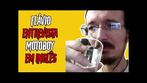 FLAVIO TOMA PINGA QUASE MORRE NO BAR E FALA INGLÊS