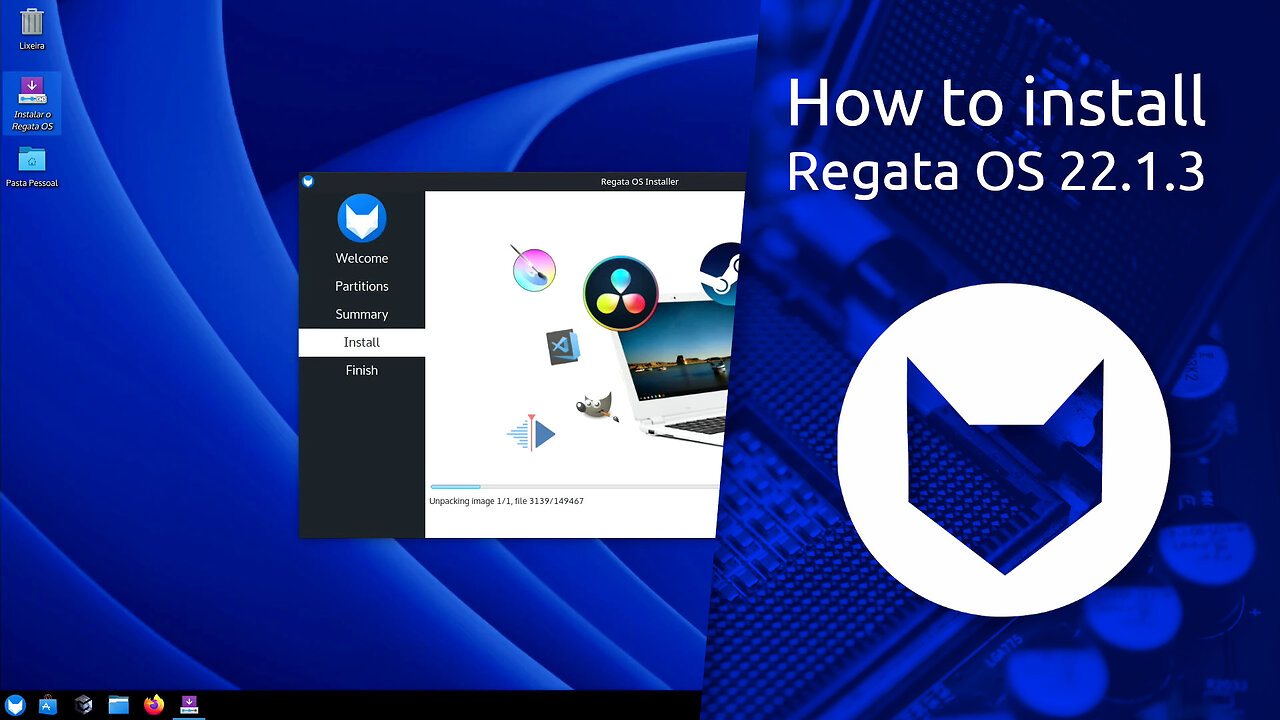 How to install Regata OS 22.1.3