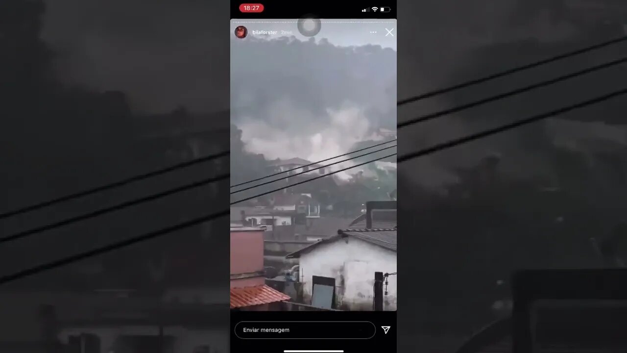 Fortes chuvas em Petrópolis - #SOSPetrópolis!