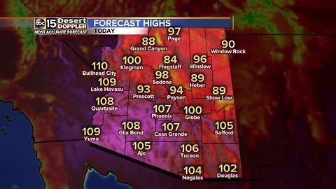 Hot, sunny for first day of monsoon