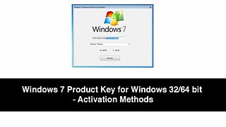 Windows 7 Activation