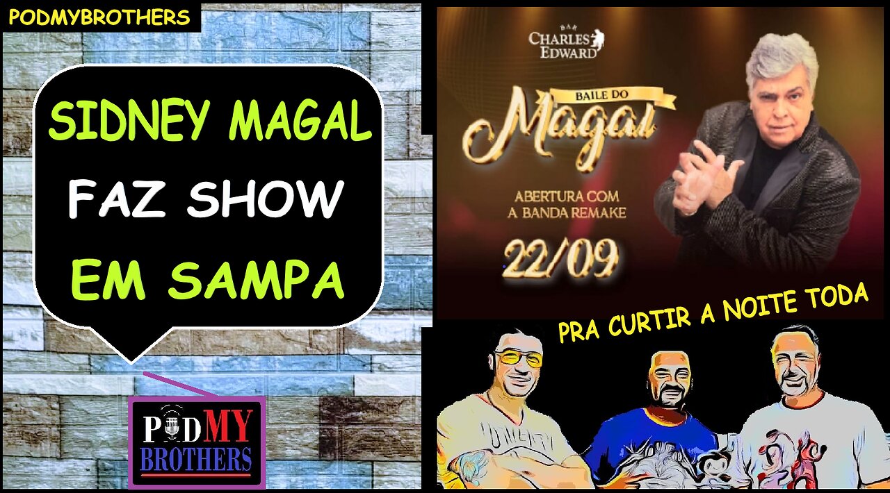 CANTOR SIDNEY MAGAL FAZ SHOW EM SÃO PAULO