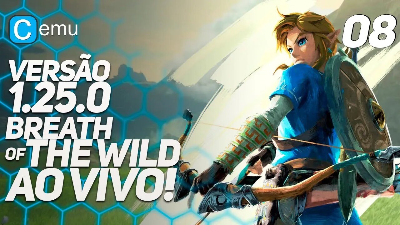 CEMU NOVA VERSÃO 1.25.0 | BREATH OF THE WILD EM PORTUGUÊS | ATÉ ZERAR #08