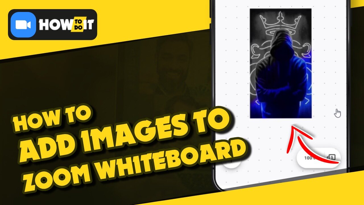 How to add images to Zoom whiteboard