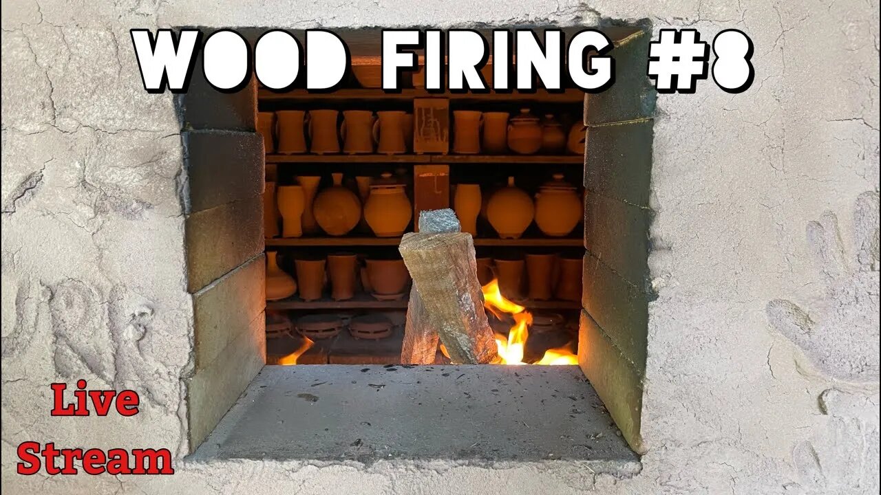 Wood firing #8 - live stream 1500 degrees Fahrenheit