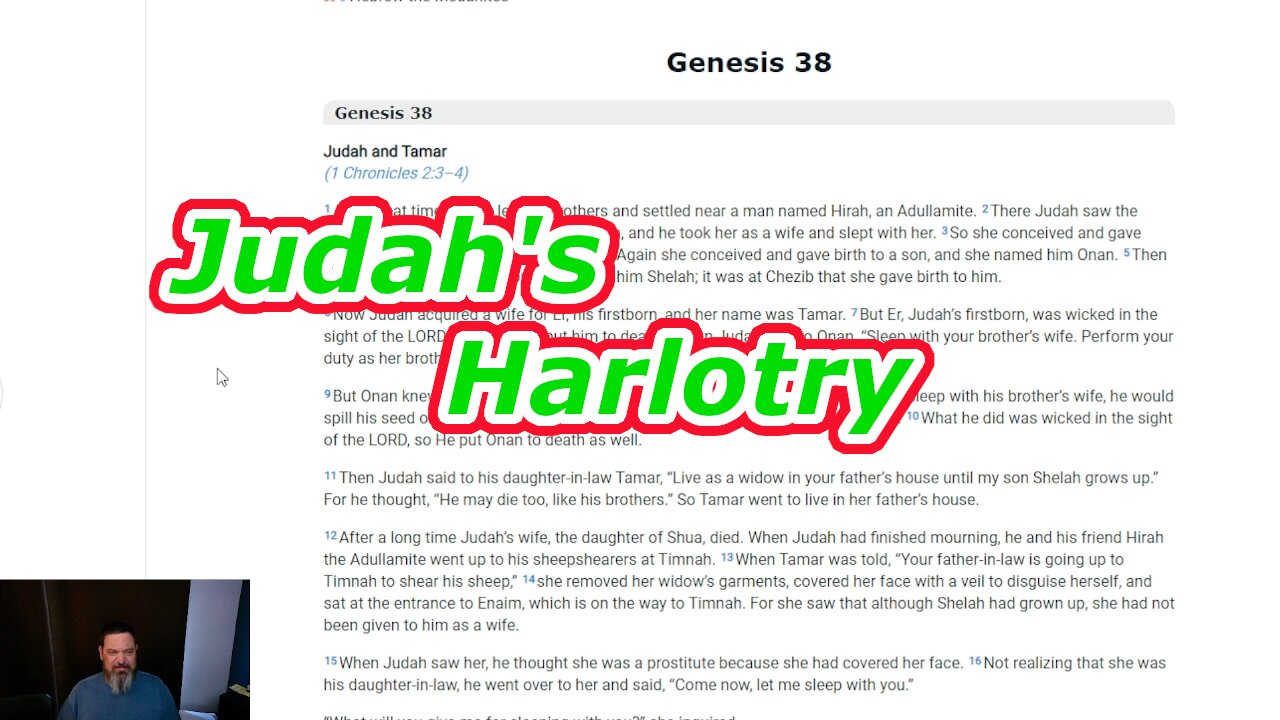 Judah's Lust Genesis 38