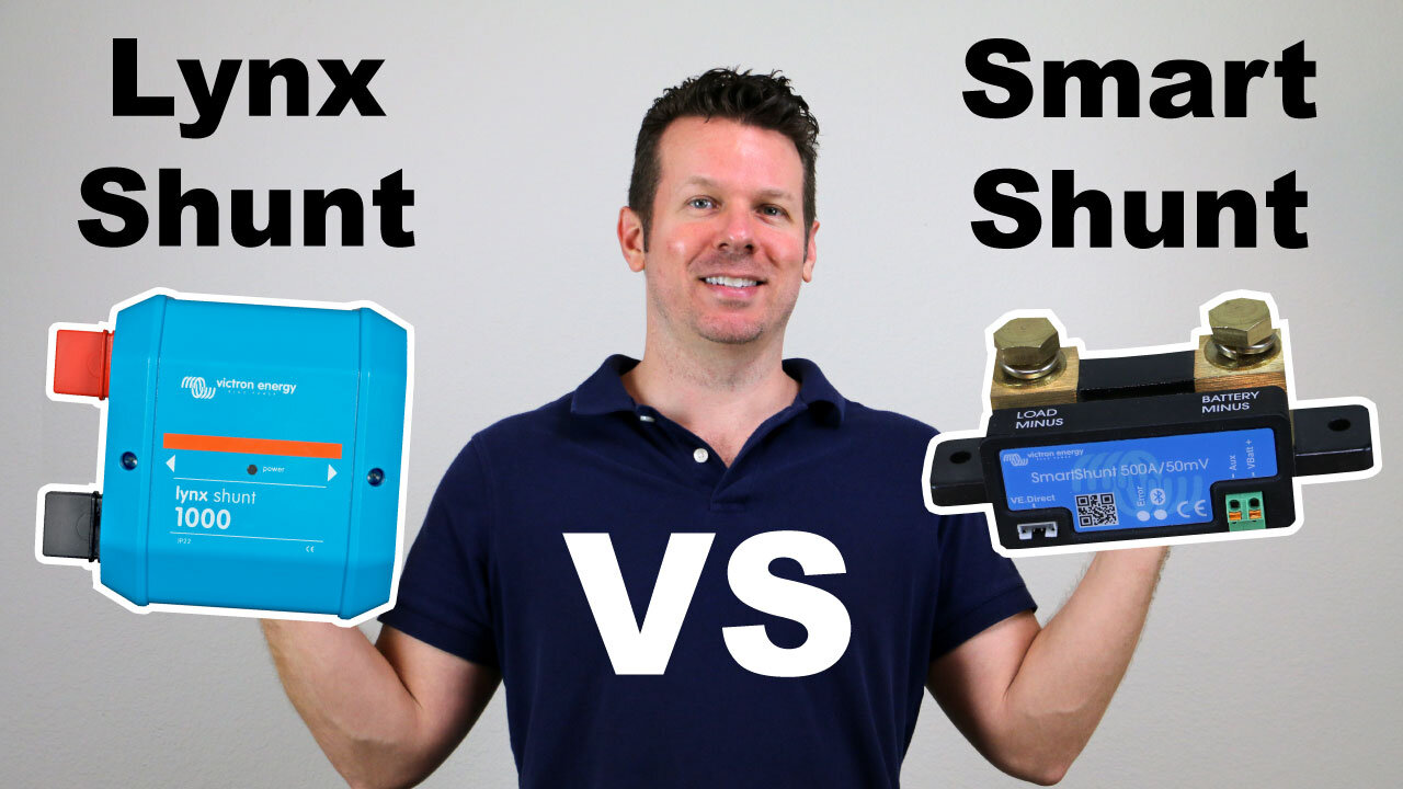 Victron Lynx Shunt vs SmartShunt (best battery monitor for Van and RV power systems)