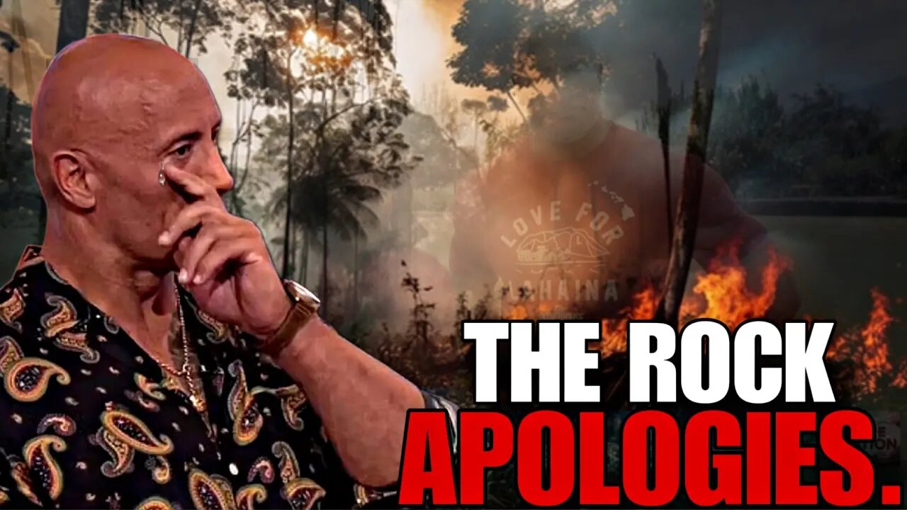 The Rock APOLOGIZES For Fundraising Off Maui Fire!