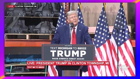 PRESIDENT TRUMP IN CLINTON TOWNSHIP, MI - SEPTEMBER 27, 2023