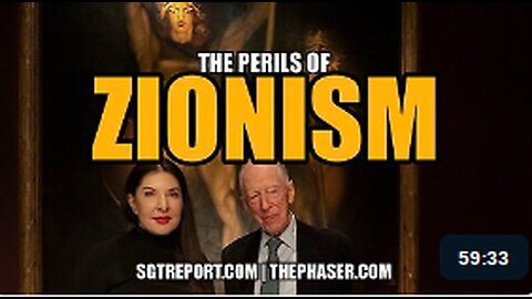 SGT REPORT - THE PERILS OF ZIONSIM -- Veteran U.S. Military Jet Pilot