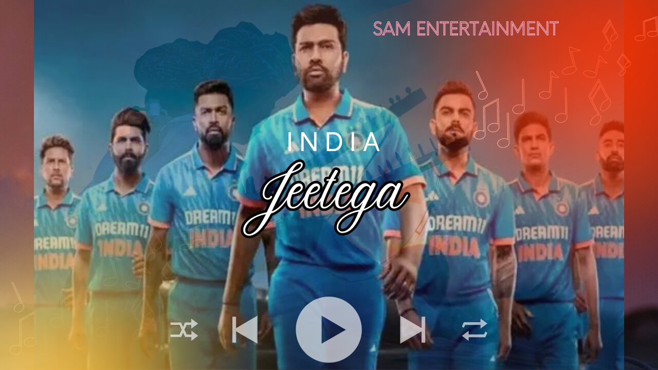 A cheer up song for the Indian cricket team for T20 WC 2024, Music Arrangement Sam B