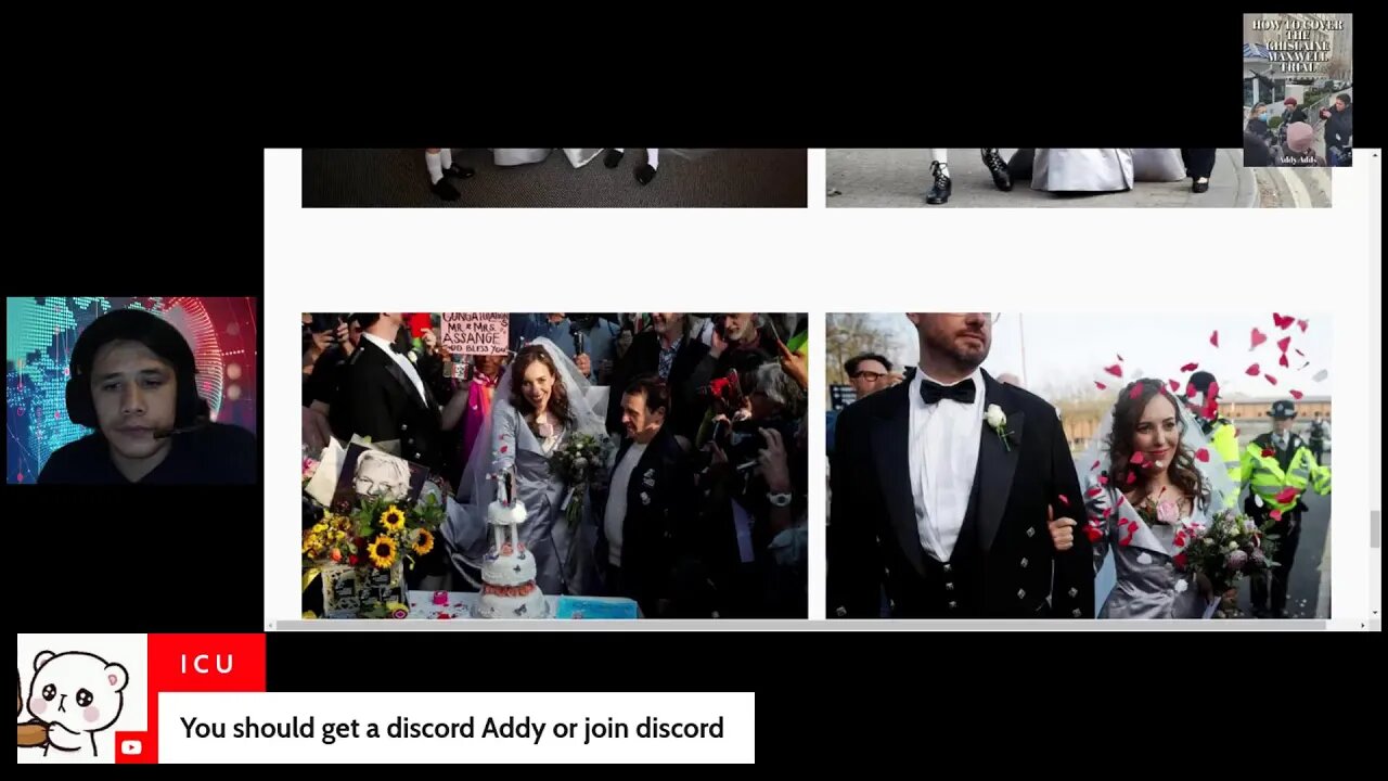 Time Runneth Out: Assange Appeal Hearing Rejected. Stella Moris Marries the WikiLeaks Founder.