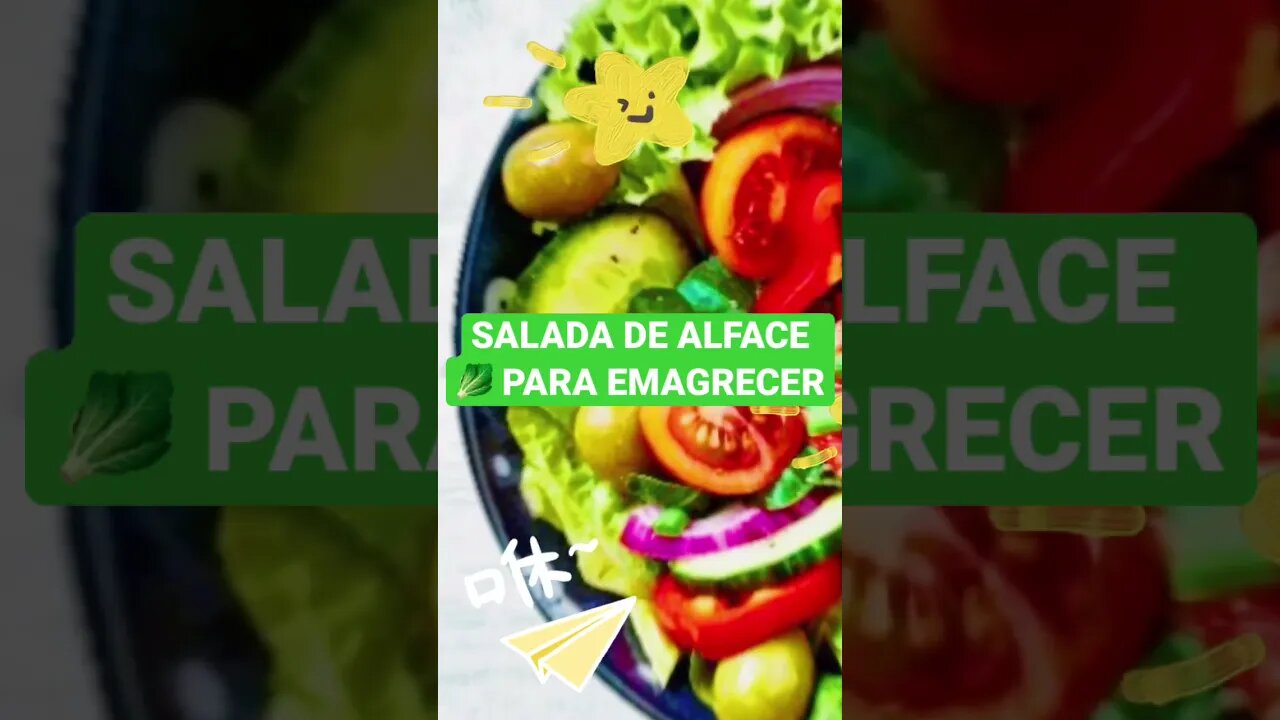 SALADA DE ALFACE PARA AJUDAR EMAGRECER COM SAÚDE - #shorts