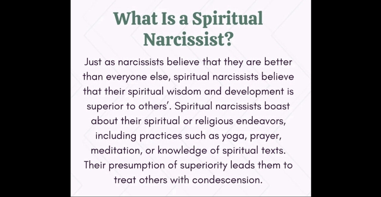 Spiritual Narcissists Aren’t True Believers In Jesus They Have The Spirit of Jezebel, Witches Demons