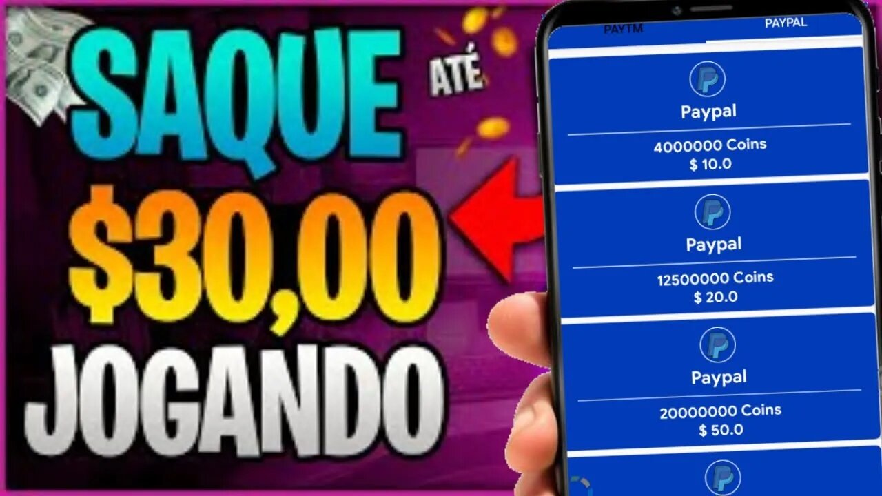 SUPER LANÇAMENTO-NOVO APP de JOGO que GANHA DINHEIRO de VERDADE e PAGA EM DÓLAR-Como Ganhar Dinheiro