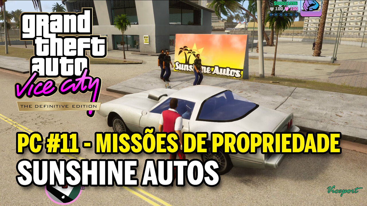 GTA Vice City The Definitive Edition (PC) - #11 MISSÕES DE PROPRIEDADE - Sunshine Autos