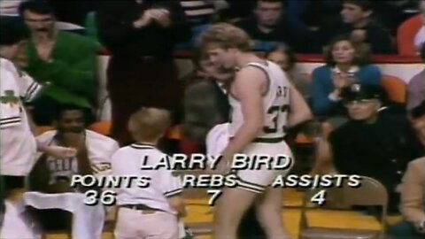 Rookie Larry Bird vs. Clippers (1980)