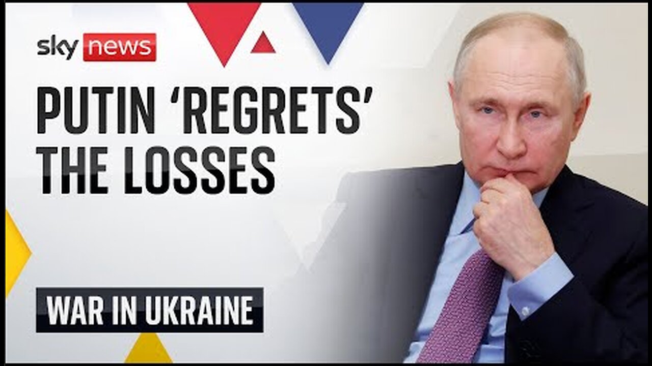 Ukraine War: Vladimir Putin says he 'regrets' Russian pilots losses