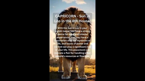 CAPRICORN ♑️SUN IN LEO INFLUENCE (important notes) #astrology #tarotary #capricorn