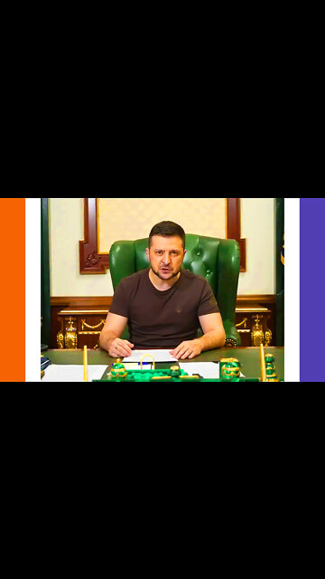 Zelensky Is Clearly Using A Green Screen