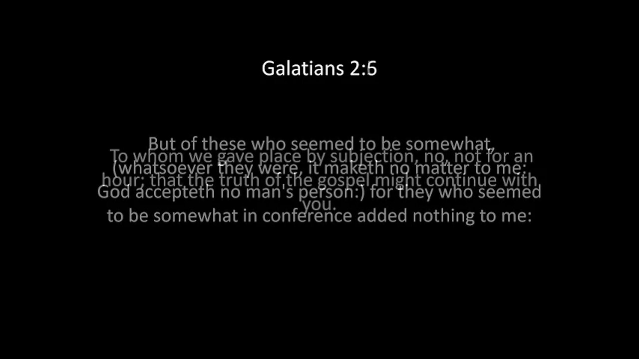 Galatians Chapter 2