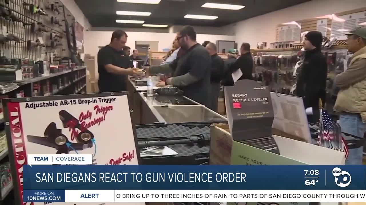 Mixed reaction to Biden's executive order aimed at reducing gun violence