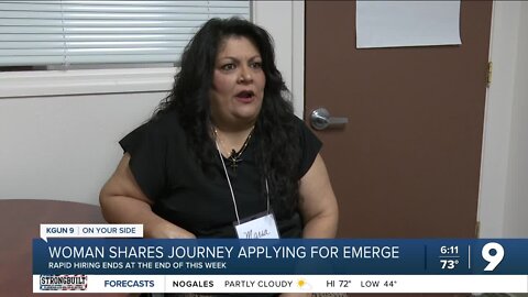 Woman shares how her experience with domestic violence led her to apply for Emerge