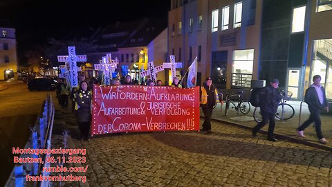 MONTAGSSPAZIERGANG - BAUTZEN, 06 11 2023, 144. MAHNWACHE 🕊