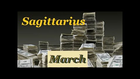 ♐ Sagittarius~New Home! New Financial Beginnings $$💵$$ Money, Career & Finance. March Tarot Reading.