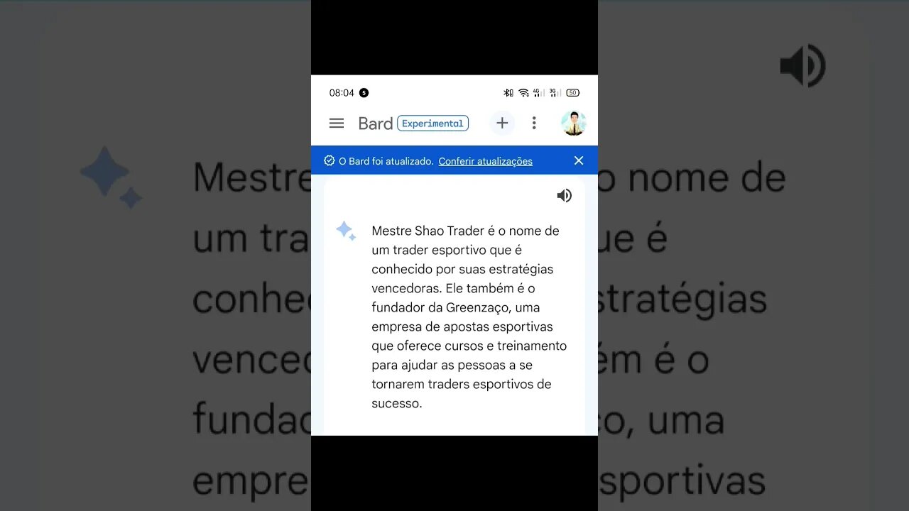 O QUE O BARD DA GOOGLE E O MESTRE SHAO TEM EM COMUM?