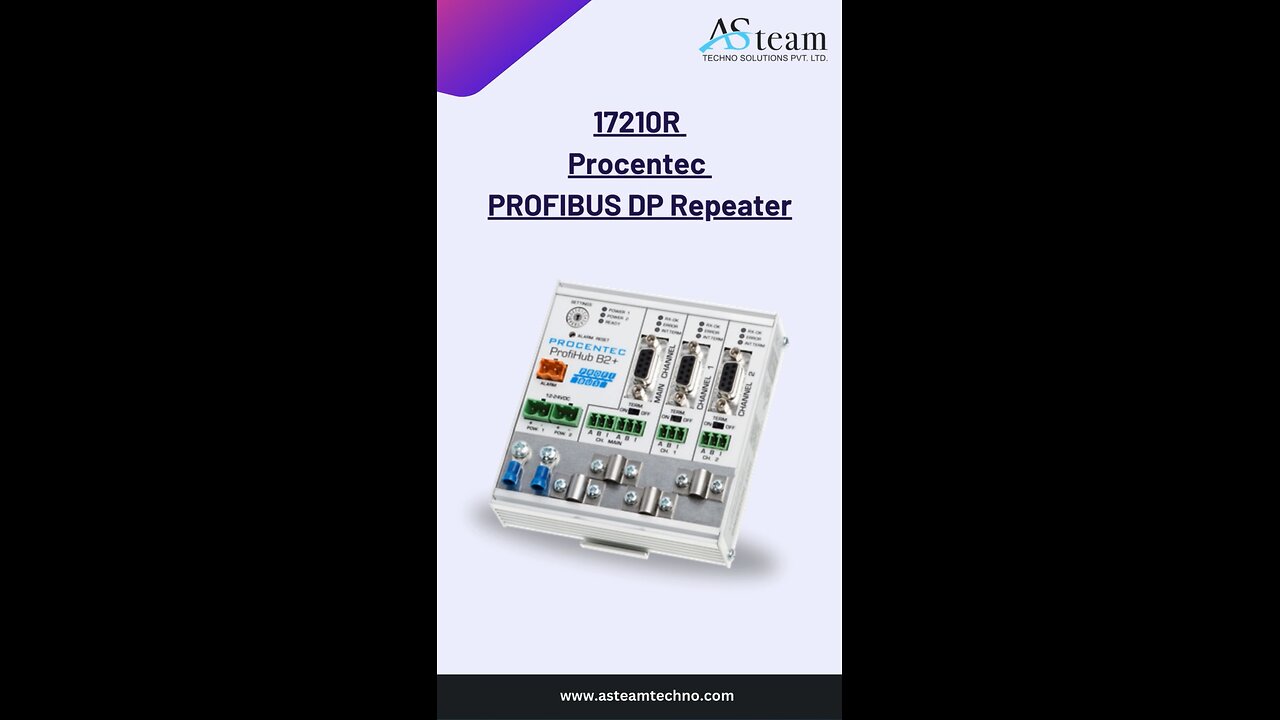 17210R Procentec PROFIBUS DP Repeater