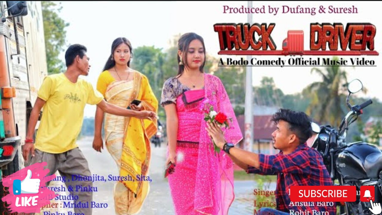 Truck Driver || A Bodo Comedy Official Music Video 2024 || Dhanjita, Suresh, Sita, Dufang ||