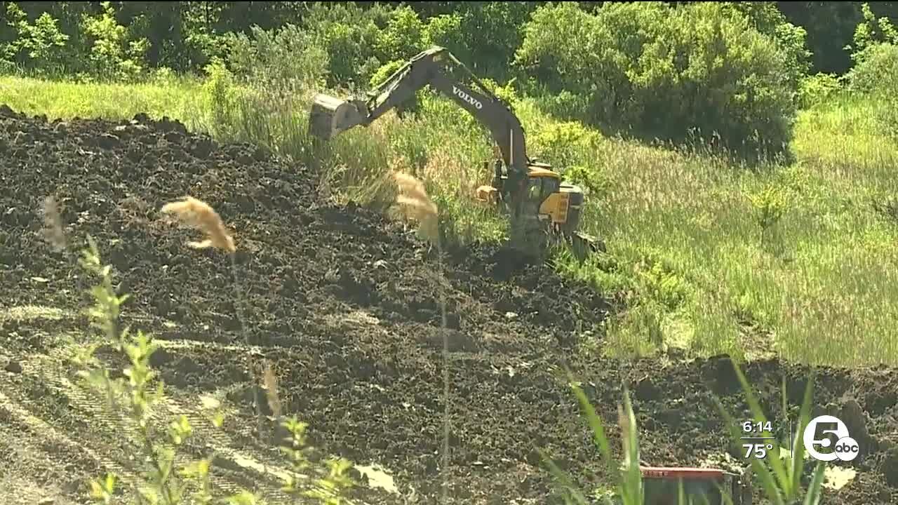 Construction on a new sediment recycling facility underway in Lake County