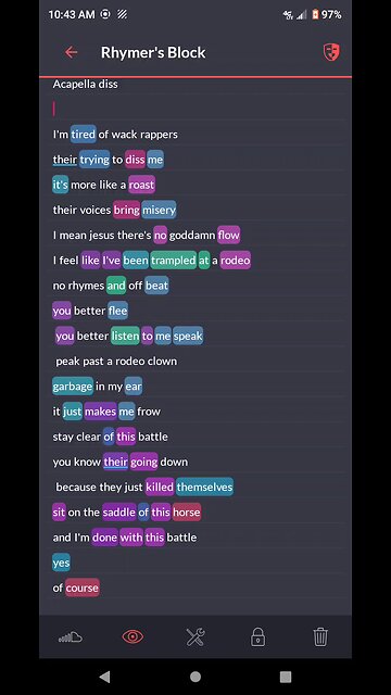 tired of these wack rappers dissing me