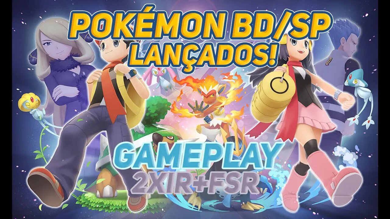 Pokémon Brilliant Diamond/ Shinning Pearl Lançados! Gameplay em 4K no Yuzu!