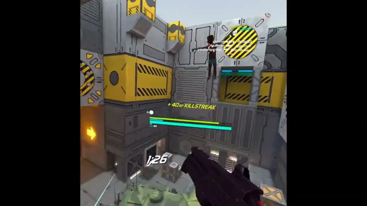 129 KILLS in 4min20sec - GUN RAIDERS VR - HARDCORE YARD FREE FOR ALL